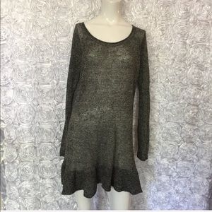 Free People ruffle hem dress/beach coverup